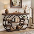 Tribesigns 47" Console Table for Living Room, 5-Tier Industrial Entryway Table by Tribesigns