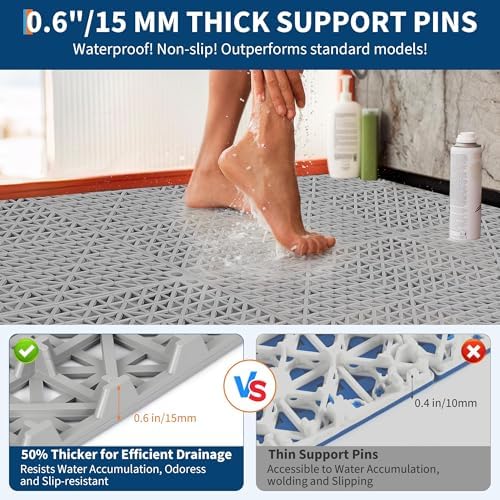 Interlocking Floor Tiles 50 Pack 12"X12" Waterproof Modular Cushion Mats - Image 5