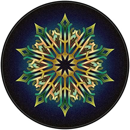 Chair Mat for Hardwood Floor Anti-Slip Floor Protector Round Gaming Computer - Image 2