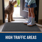 OLANLY 2-Pack Front Door Mats 71x23, Waterproof Heavy-Duty Doormats - Image 7