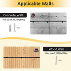 Oroonoko 72" Wall Mounted Clothes Rack, Closet Rods - Image 5