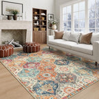 Lahome Moroccan 5x8 Area Rug, Washable Rugs by Lahome