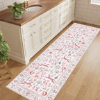 DUKINO 2x10 Kitchen Runner Rug, Soft Non Slip Animal Washable Rug - Image 3