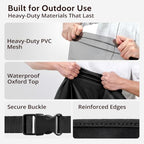 COSFLY Mesh Window AC Covers for Outside, All-Season 21.5"W x 16"D x 15"H - Image 7