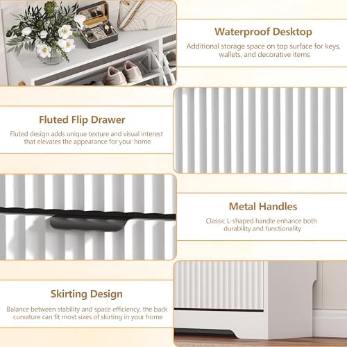 HUANLEGO Shoe Cabinet Storage for Entryway - Image 5