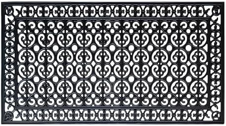 A1 Home Collections 23-LB Heavy Duty Rubber Doormat 30"×60" by A1HomeCollectionsLLC