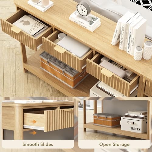 HOKYHOKY Fluted Console Table - Image 4