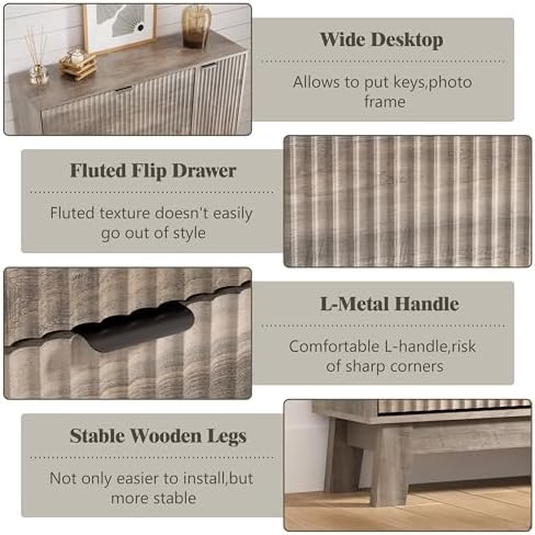 Shoe Cabinet Storage for Entryway - Image 5