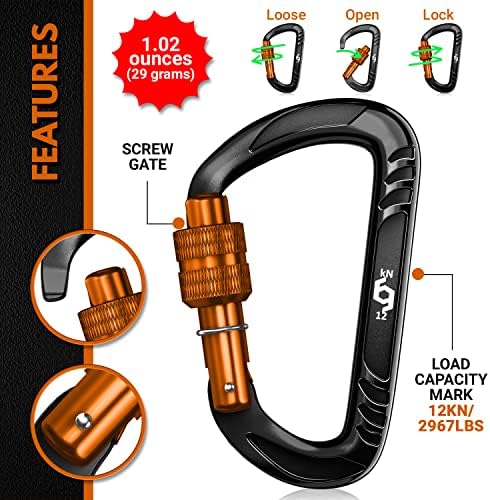 Rhino Produxs 12kN Heavy Duty Carabiner Clips - Image 3