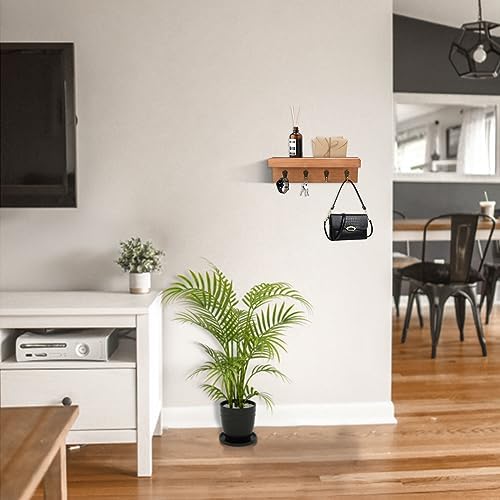 Key Holder Wall Mount, Farmhouse Wall Shelf - Image 4