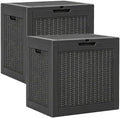 Outdoor Storage Box, Resin Deck Boxes Indoor and outdoor, Waterproof Storage by NBYSGO