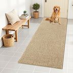 OLANLY Dog Door Mat for Muddy Paws 59x24, Extra Absorbent Chenille Mud Mat by OLANLY