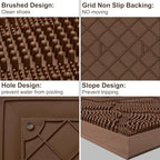 FRAMICS Front Door Mat Outside Entrance, Rubber Door Mats Welcome 24"x36" - Image 7