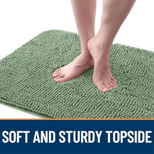 OLANLY Dog Door Mat for Muddy Paws 47x17, Super Absorbent Chenille Mud Mat - Image 4