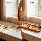 Acacia Wood Key Tray for Entryway Table Rectangle - Image 2