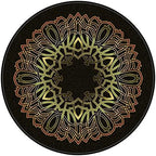 Chair Mat for Hardwood Floor Anti-Slip Floor Protector Round Gaming Computer - Image 2