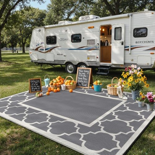 GENIMO Outdoor Rug, Waterproof Plastic Rugs - Image 3
