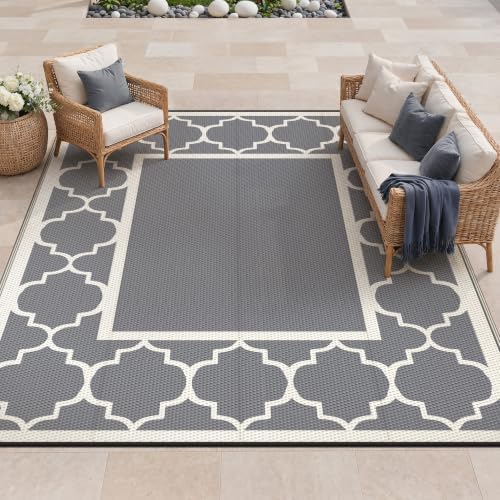 GENIMO Outdoor Rug, Waterproof Plastic Rugs by GENIMO