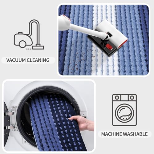 Kitinjoy Indoor Outdoor Door Mat, 36x24 Non-Slip Dirt Trapper Doormats - Image 5