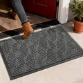 Yimobra Indoor Outdoor Mats for Front Door, Mix Grey by Yimobra