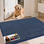 JSEI Dirt Trapper Door Mat 32" x 48", Non-Slip Washable Doormats by JSEI