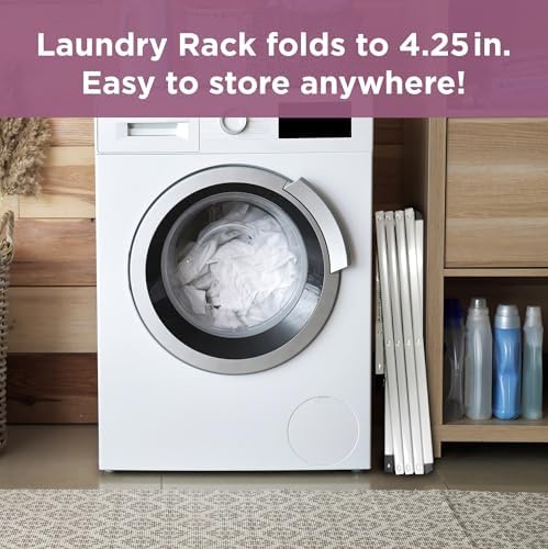 BLACK+DECKER 4-Tier Expandable Collapsible Clothes Drying Rack, Telescopic - Image 6