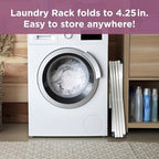 BLACK+DECKER 4-Tier Expandable Collapsible Clothes Drying Rack, Telescopic - Image 6