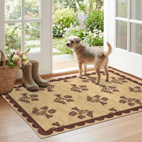 Floral Entry Rug by Othilic