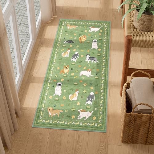 DUKINO 2x4 Rug Runner, Washable Dog Bathroom Rug Soft Non Slip - Image 5