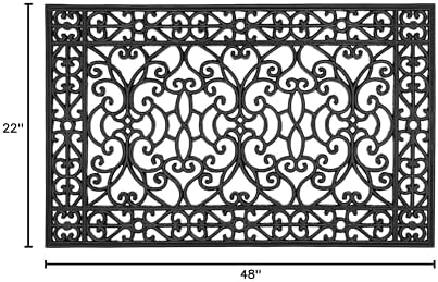 Calloway Mills 104082248 Anastasia Rubber Doormat 22" x 48" - Image 2