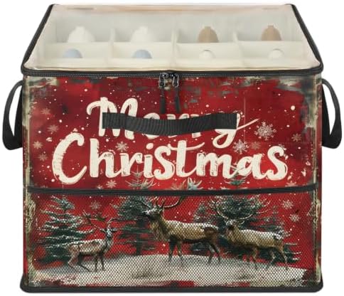 Merry Christmas Fabric Shoe Organizer - Image 2