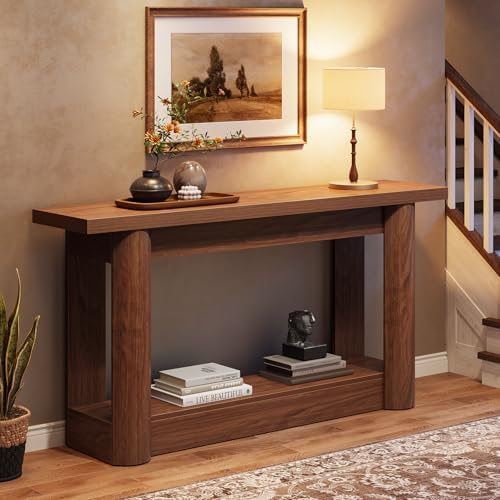 Tribesigns 63" Farmhouse Console Table, Narrow Long Sofa Table Behind Couch - Image 6