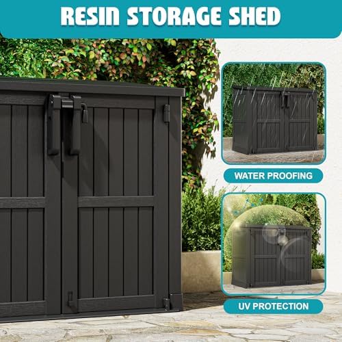 Outdoor Horizontal Storage Shed 36 Cu Ft - Image 2
