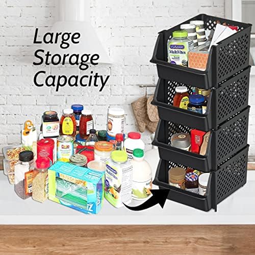 Skywin Stackable Storage Bins Open Front - Image 3