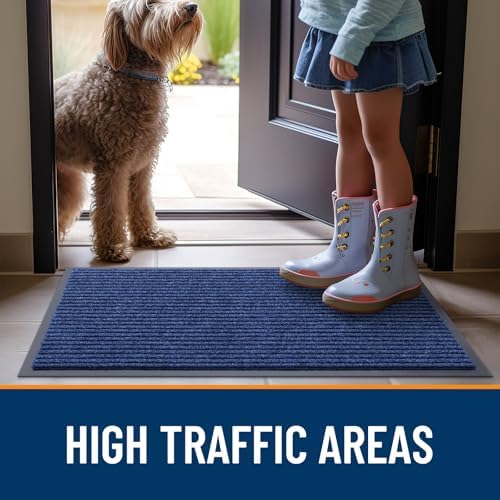 OLANLY 2-Pack Front Door Mats 47x32, Waterproof Heavy-Duty Doormats - Image 7