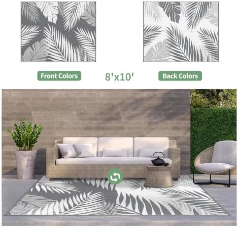GENIMO Outdoor Rug, Waterproof Plastic Rugs - Image 2