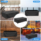 Rectangular Coffee Table Cover 100% Waterproof, Patio Furniture Cover - Image 7