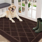 BEQHAUSE Dirt Trapper Door Mat 36" x 60", Doormat Non-Slip by BEQHAUSE