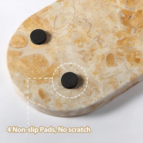 Koville Egypt Natural Marble Tray, Catchall Tray - Image 4
