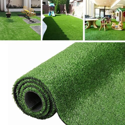 Artificial Grass Rug 9FTx88FT Synthetic Grass Turf Rug Indoor Outdoor Garden by GLIWENLAND