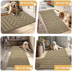 Tindbea Dog Door Mat, Dirt Trapper Mud Mat - Image 6