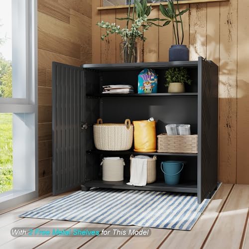 HOMSPARK Indoor/Outdoor Storage Cabinet - Image 5