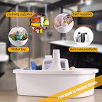 2-Pack Large White Cleaning Caddy - Image 7