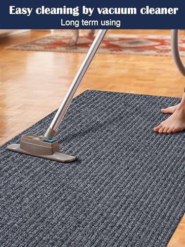3X10ft Runner Rugs with Rubber Backing, Non Slip Indoor Outdoor Carpet Runner - Image 4