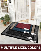 Yimobra Leaf Pattern Door Mat, 36 x 24 in - Image 2