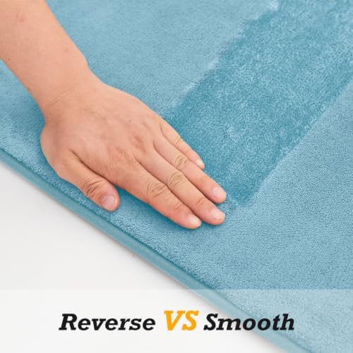 HUXMEYSON Bathroom Rugs Sets 3 Piece, Non-Slip & Quick Dry Bath Mat Set - Image 3