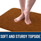 OLANLY Dog Door Mat for Muddy Paws 32x20, Super Absorbent Chenille Mud Mat - Image 4