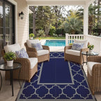 GENIMO Outdoor Rug, Waterproof Plastic Rugs - Image 6