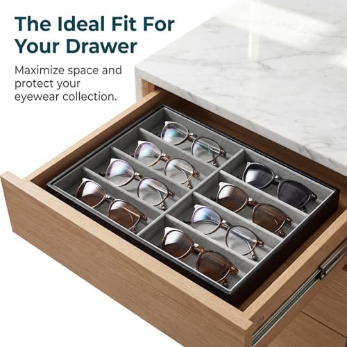 Stratalife 8 Grids Drawer Sunglasses Organizer Tray - Image 3