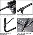 Balcony Railing Table Outdoor Hanging Folding Balcony Bar Table - Image 6